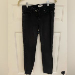 Paige Black Jeans Verdugo Ankle Size 28 Skinny